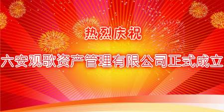 六安观歌资产管理有限公司正式成立