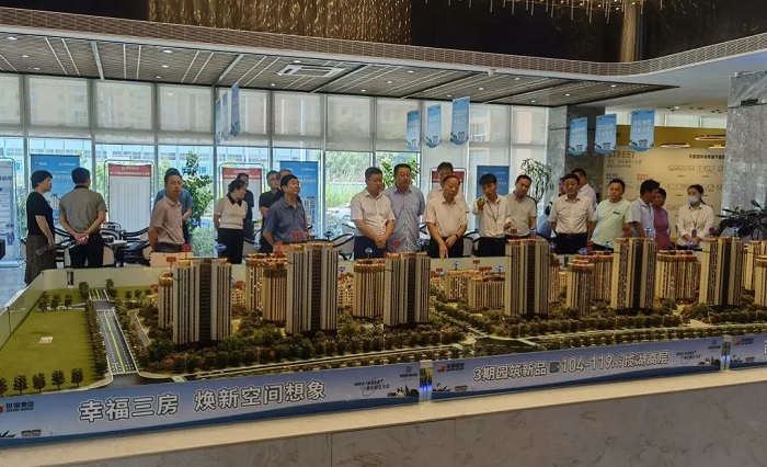 市人大常委会领导一行莅临凤凰国际城视察和指导工作！